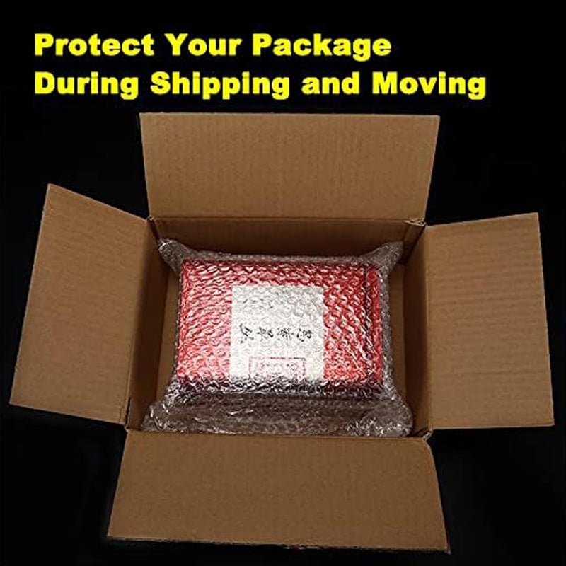 EVANCENT 50Pcs Clear Bubble Out Bags, 12”x16” Bubble Pouches Bags for Shipping, Double Wall Cushioning Wrap Pouch for Moving Packaging Storage Fragile China Dishes Electronic Item - Image 5